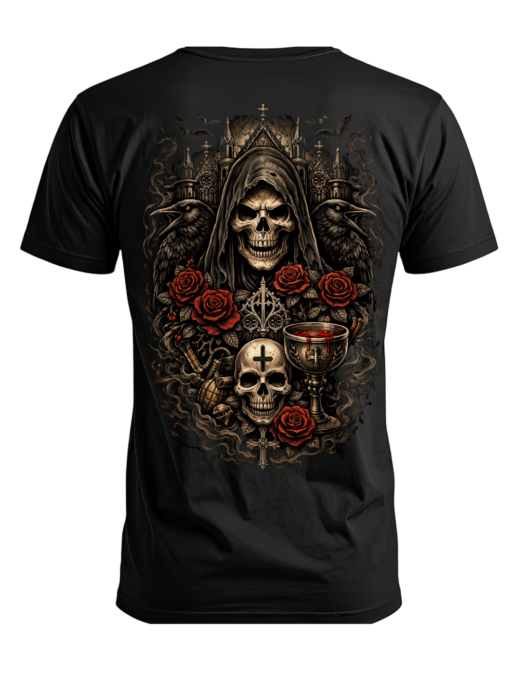Gothic temple tee