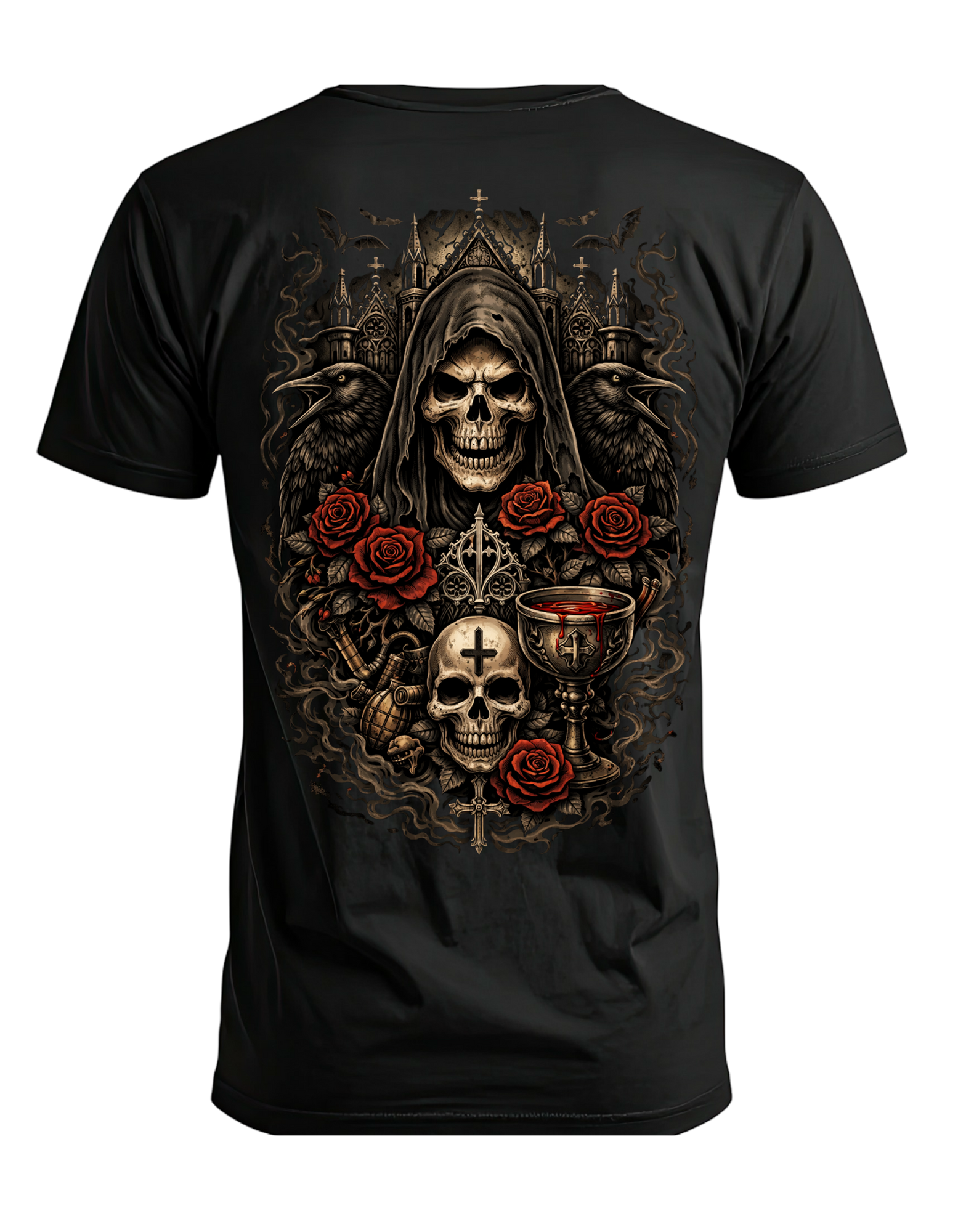 Gothic temple tee